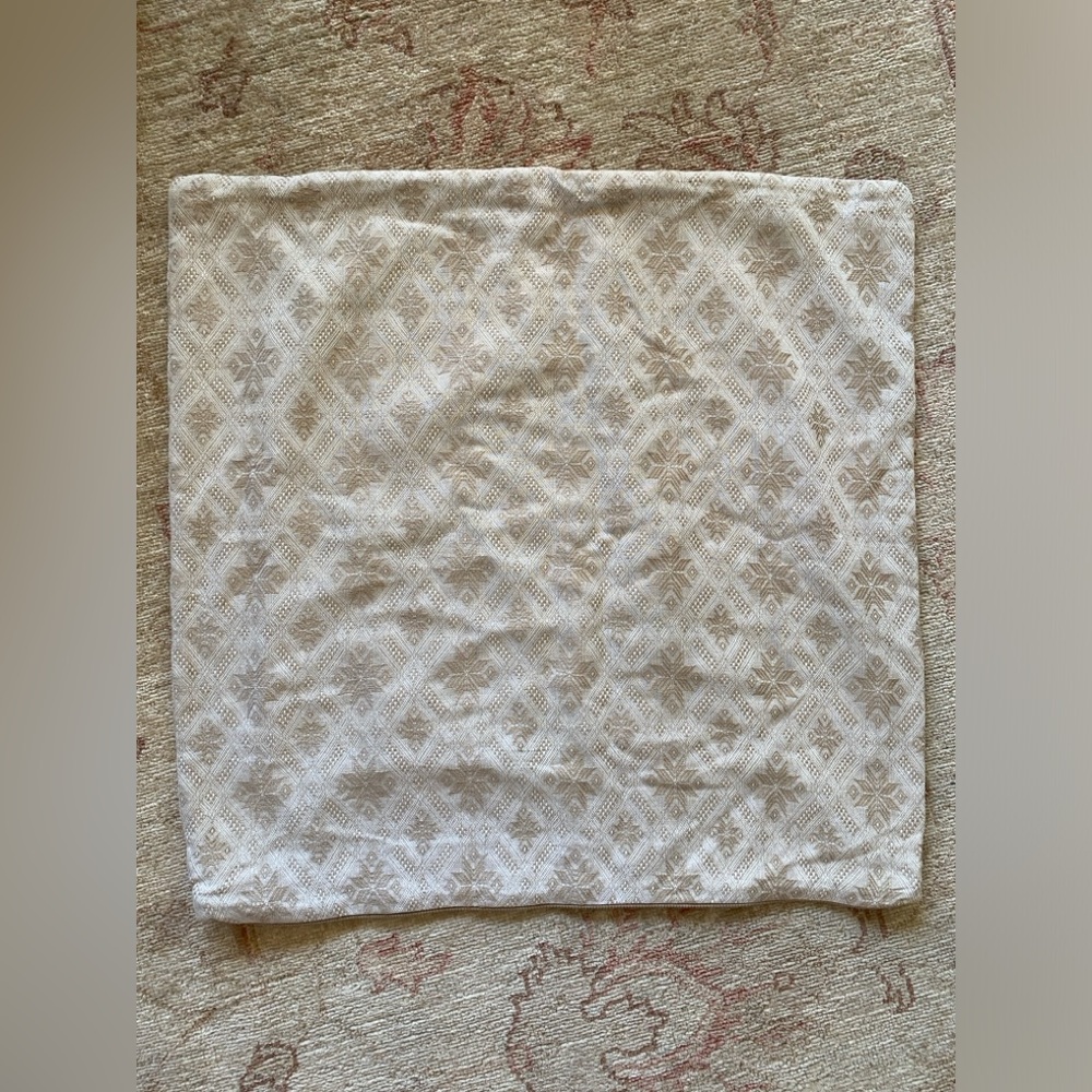 Vintage Cotton Fabric Boutique Pillowcase 24”x24”